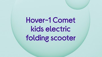 Hover-1 Comet Kids Electric Folding Scooter - Black - Product Overview