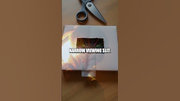 Cardboard Spectroscope Reveals Light with Everyday Items