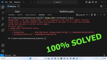 Django-admin is not recognized as an internal or external error/Django installation problem 💯 SOLVED