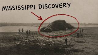 The Mississippi River Dropped in 1936, Revealing The Strangest Thing Ever Witnessed