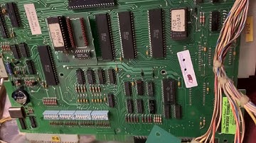 Gottlieb Raven MPU board and display test