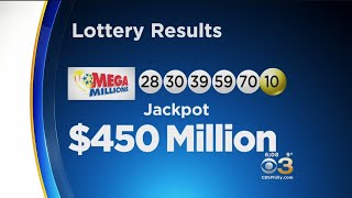 $450 Million Mega Millions Winning Ticket Sold In Florida