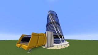 Shanghai Tower in Minecraft Timelapse (Part 2/3)