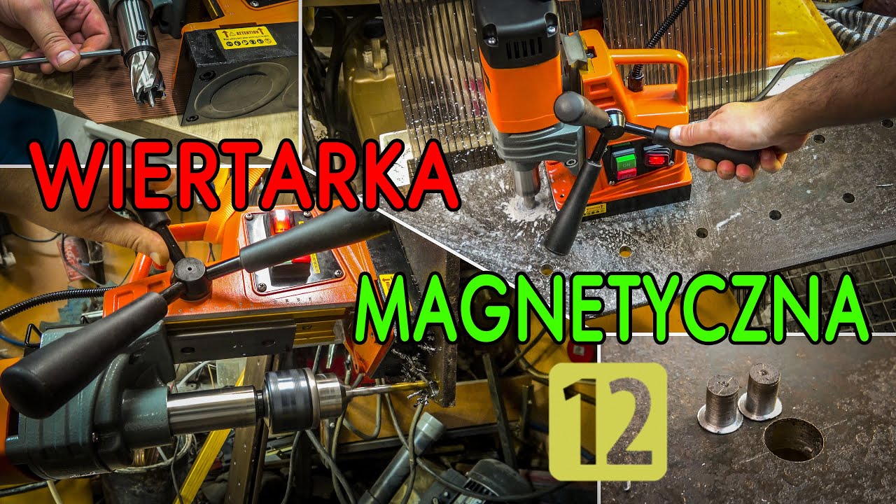 Jak używać wiertarki magnetycznej. VEVOR magnetic base drill.