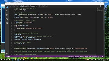 Master Database Restore With Powershell