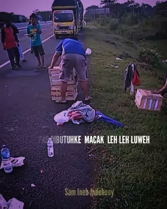 story wa sopir truk bikin sedih