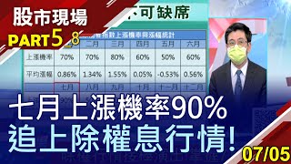 【七月上漲機率90% 追上除權息行情!】20210705(第5/8段)股市現場*鄭明娟(蔡明翰)