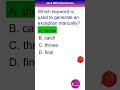 Java Programming Quiz | 3 Must-Know Questions