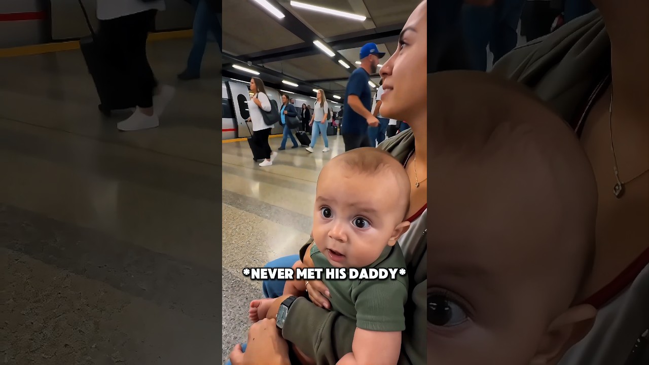 Baby Never Met His Daddy But Still Recognised Him 🥹 #baby #cutebaby #emotional