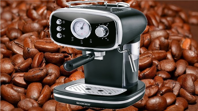Mesin kopi cappuccino Espresso baru dengan buih susu Silvercrest