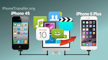 How to Transfer All Data from iPhone 4 to iPhone 6, Sync iPhone 4S Files with iPhone 7/6S Plus