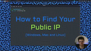 Find Your PUBLIC IP Address from Command Line (Mac, Linux & Windows)