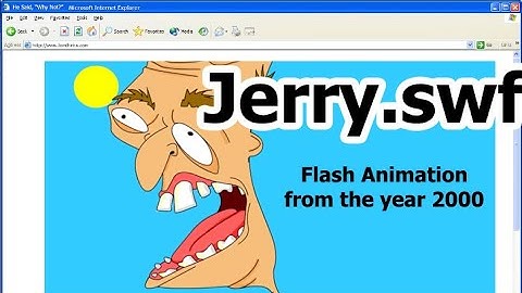 Jerry.swf - Sept 9, 2000 - Early Flash Animation