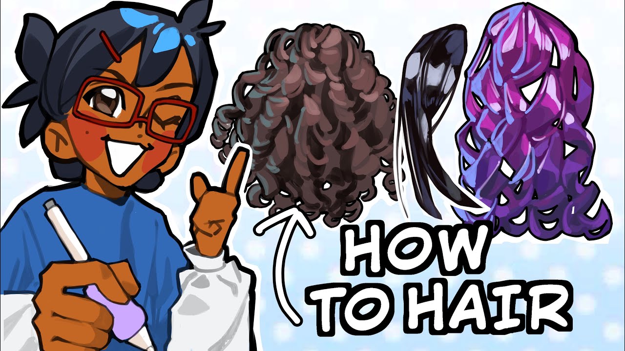 TIPS TO DRAWING DIFFERENT HAIR TEXTURES !🖊️