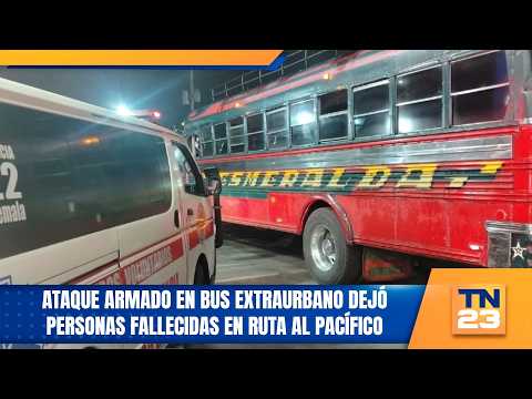 Armed attack on intercity bus leaves several dead on the Pacific Highway