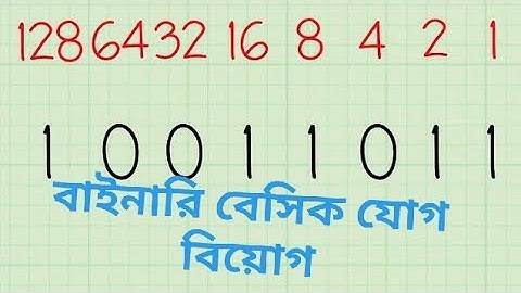 Binary sum Basic।।  বাইনারি বেসিক যোগ বিয়োগ।।  class(11-12).By Fahad