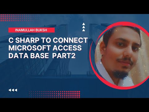 C Sharp to connect Microsoft Access Data Base Save Update Delete  Select PART2