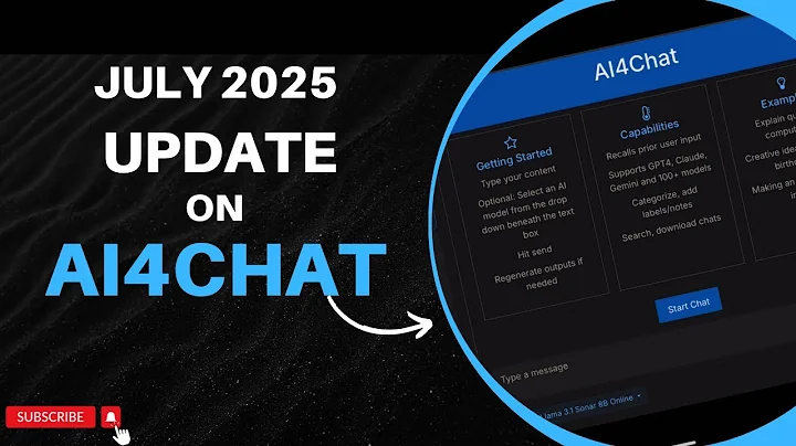 AI4Chat July 2025 Update – Major New Features & Improvements!