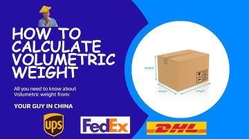 How to calculate volumetric weight. For Express, Air Freight and Sea Freight