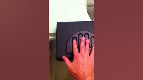 Gun Vault MVB500 Biometric Pistol Safe