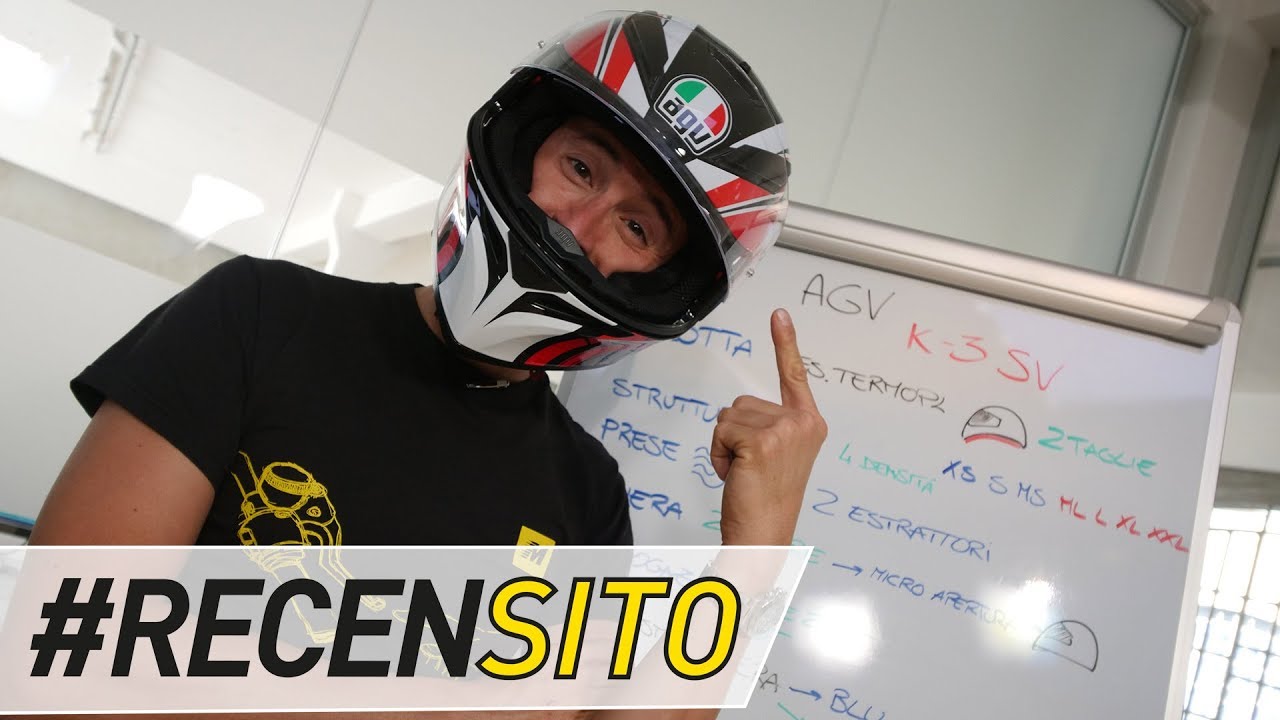 AGV K-3 SV. Recensione casco stradale entry-level - YouTube