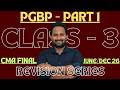 CMA FINAL | DIRECT TAX | CLASS 3 - PGBP | PART 1 | REVISION CLASS | JUNE/DEC 26 #cabhaskarmagham