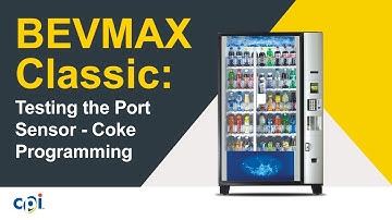 BevMAX Classic: Testing the Port Sensor - Coke Programming