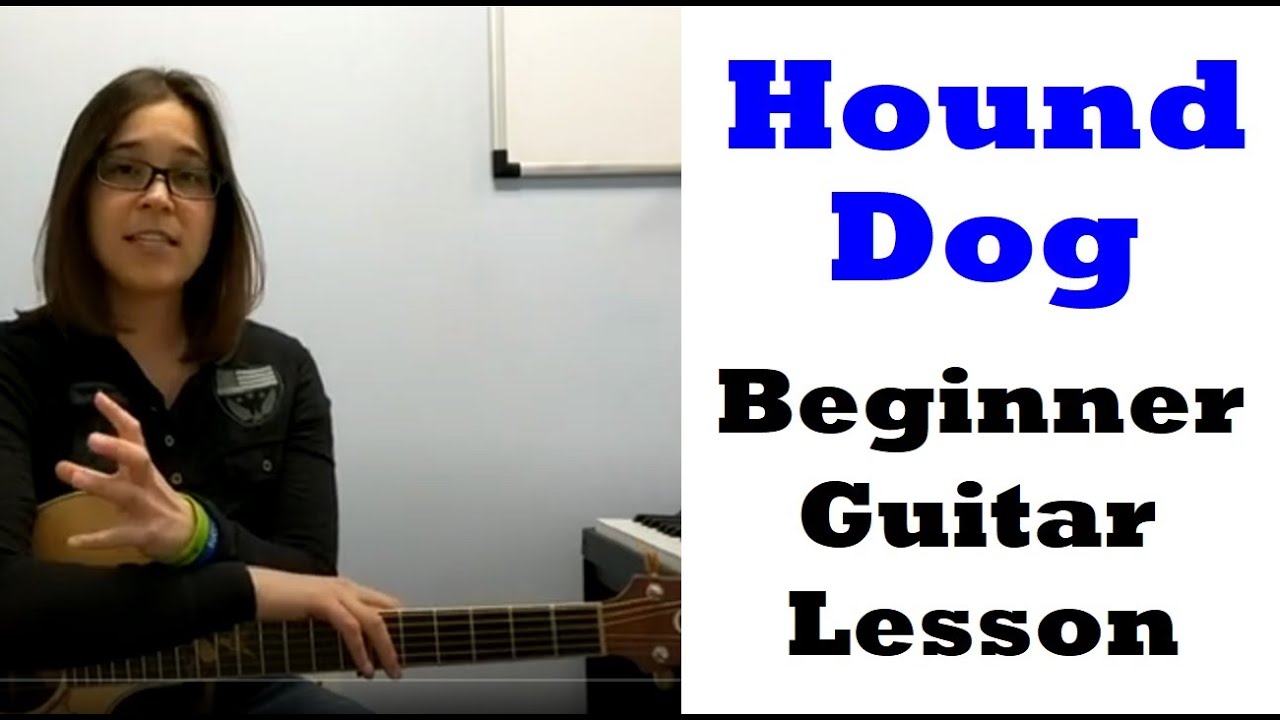 Hound Dog Guitar Lesson Easy Guitar Song YouTube