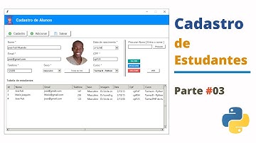 Como criar um Sistema de Cadastro de Alunos em Python - Criando Banco de dados em Python | Parte #03