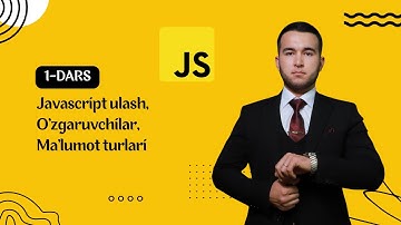 1-dars. Javascript ulash, O