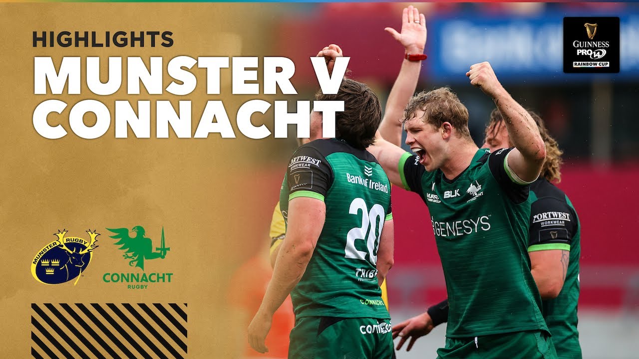 3 Minute Highlights Munster v Connacht Round 3 Guinness PRO14 Rainbow Cup