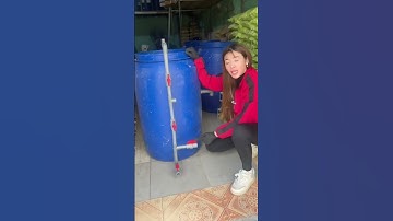 Cách lọc nước giếng Khoan nhiễm  phèn bằng bồn 220l tự làm tại nhà nhanh nước sạch #locnuocthienha