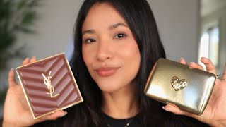Download lagu YSL Holiday Couture VS Hourglass Love Palette | which one to pick up? 