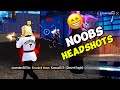 FREE FIRE WITH ( NOOBS HEADSHOTS ) 😁