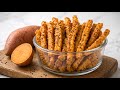 I Could Eat These Sweet Potato Sticks Every Day! So Easy and Better Than Chips!
