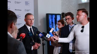 Doha | Spotkanie Prezydenta RP z przedstawicielami polskich mediów