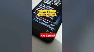 Telegram hack ho gya kya karen, Telegram Phishing Attack, Telegram Hacked Account Recovery #telegram