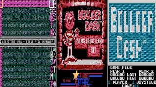 ATARI 8BIT XL XE Boulder Dash Construction Kit BOULDERDASH GAME PROBLEM 1986 Epyx US cr The Fox SIDA