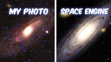 Comparing my IRL Space Photos to Space Engine
