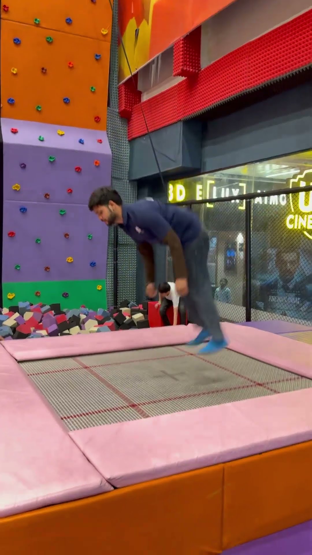This trampoline back flip ???