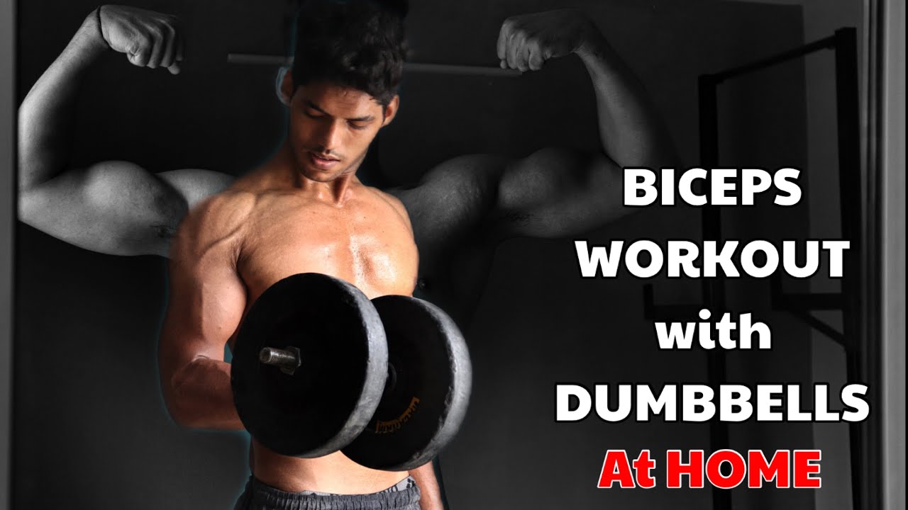 Biceps Workout with Just Dumbbells and My Pre workout Meal