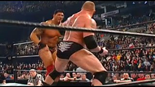 براک لزنر مقابل باتیستا شاید هرگز این مسابقه را ندیده باشید WWE Royal Rumble 2003 Batista vs Brock