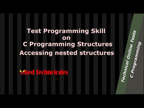 A C programming question on accessing nested structure elements