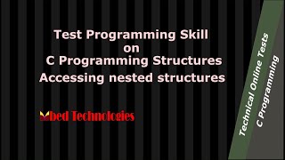 A C programming question on accessing nested structure elements