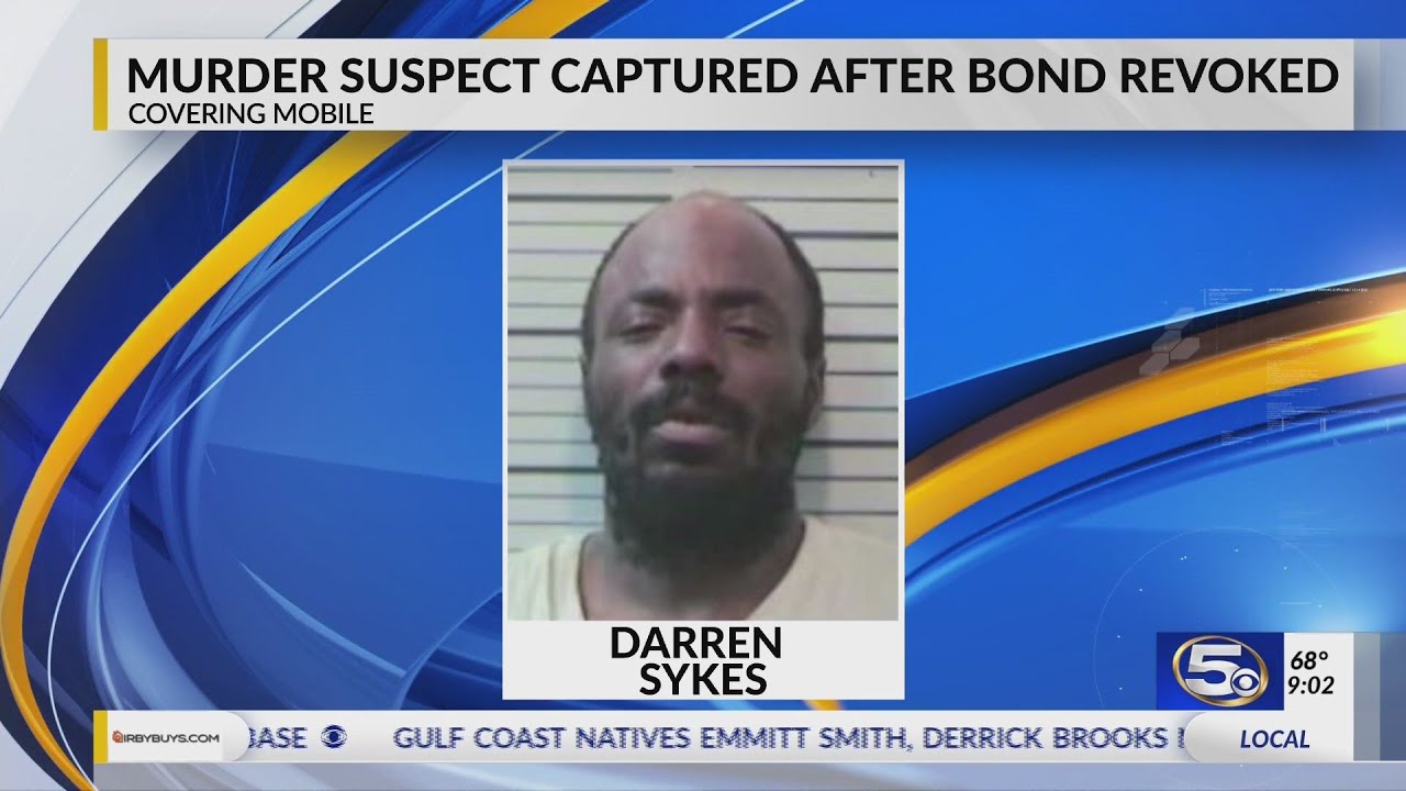 Murder suspect out on bond captured after evading arrest for three ...