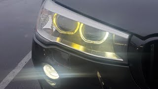BMW Yellow/Fading Angel Eyes  DLR