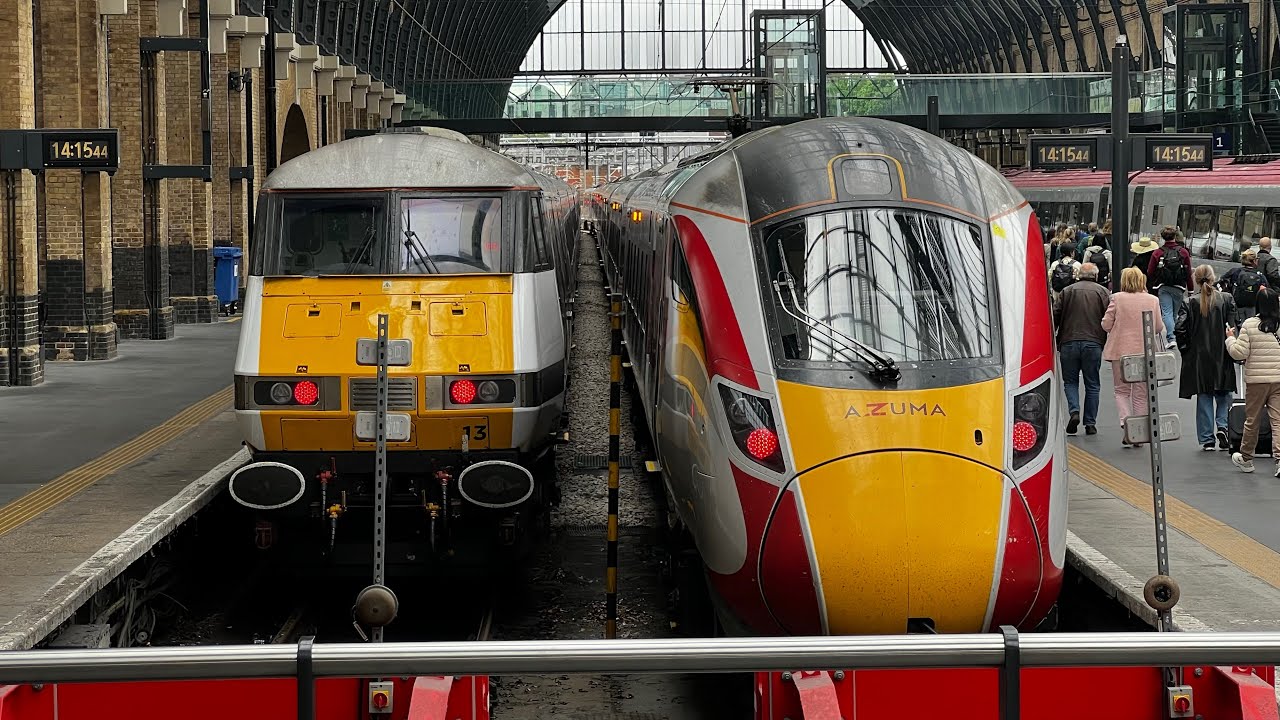 Trains in Brussel and London (Eurostar, NMSB, NS, Southeastern, LNER, LNER Azuma, Lumo, GX and more)