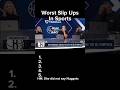 All these clips are wild. #sports #slipup #whatdidhesay