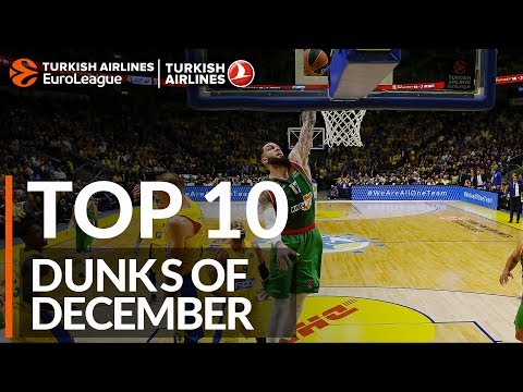 Turkish Airlines EuroLeague, Top 10 Dunks of December