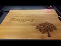 Mr &amp; Mrs Personalised Bamboo Chopping Board Engraving